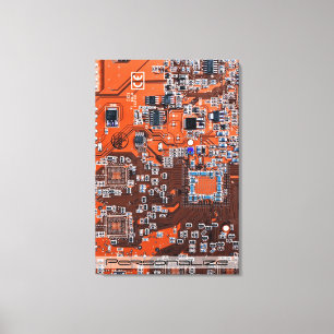Toile Carte circuit imprimé circuit orange PCB