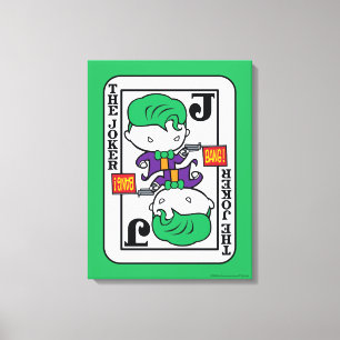 Toile Carte de jeu Chibi Joker