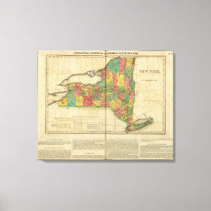 Toile Carte de New York