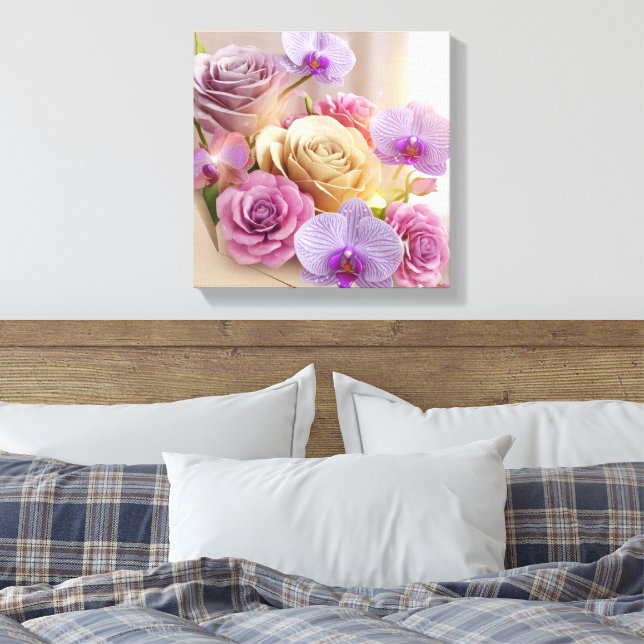 Toile Carte de voeux 3D Splendor Springtime avec Dew-Kis (Insitu(Chambre))