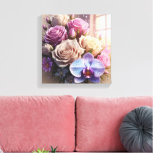 Toile Carte de voeux 3D Splendor Springtime avec Dew-Kis