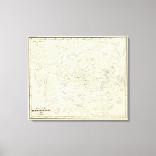 Toile Carte des constellations 2