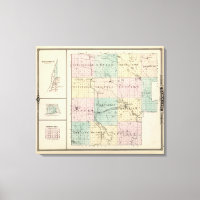 Carte du comté de Marquette et Westfield