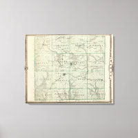 Carte du comté de Wayne, État de l'Iowa