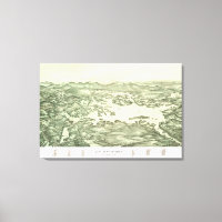 Carte du lac Winnipesaukee de 1903