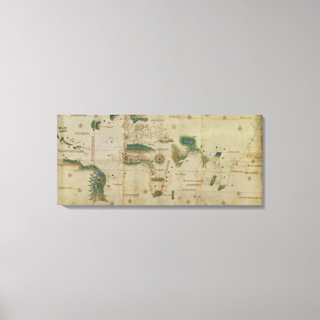 Toile Carte du monde (Recto)