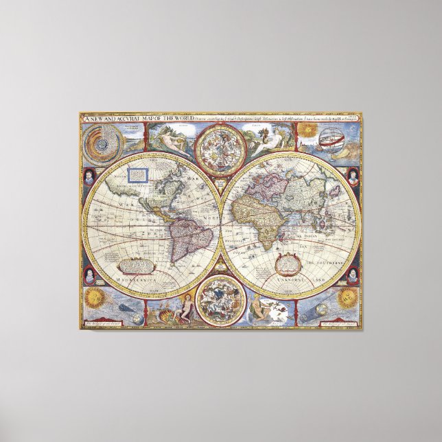 Toile Carte du monde antique n°3 (Recto)
