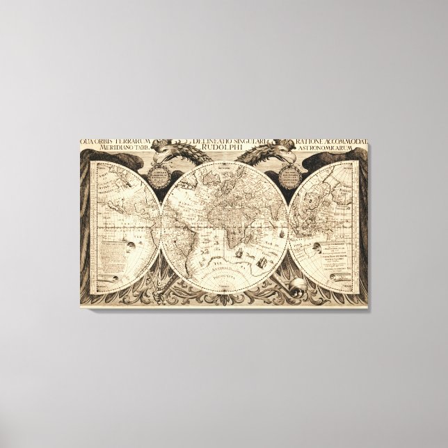 Toile Carte du monde antique par Philipp Eckebrecht - 16 (Recto)