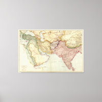 Carte du Moyen-Orient et de l'Asie du Sud-Est (191