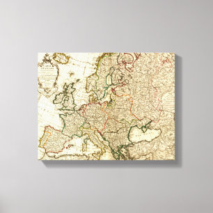 Toile Carte EuropePanoramiqueEurope 2