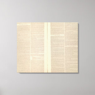 Toile Carte géologique de l'Amérique du Nord