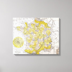 TOILE CARTE : LA FRANCE