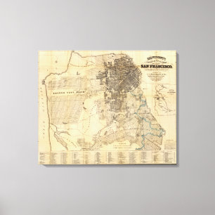 Toile Carte officielle du guide de Bancroft de San