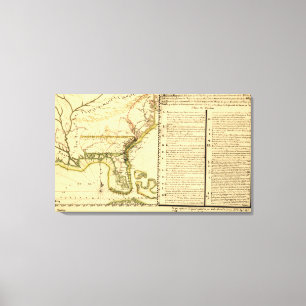 Toile Carte panoramique (langue espagnole)