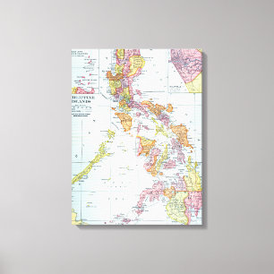 TOILE CARTE : PHILIPPINES, 1905