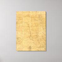 Carte postale du territoire du Dakota