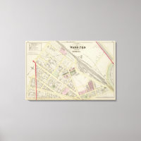 Carte routière ferroviaire de NY Boston et Provide