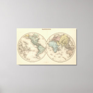 Toile Cartes du monde