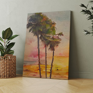 Toile Cartes postales Summer Beach - 2/3