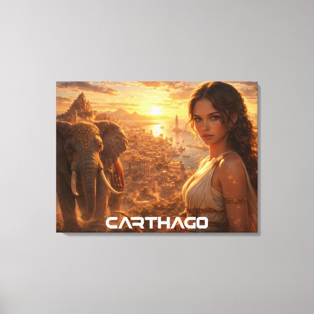 TOILE CARTHAGO - TUNIS (Recto)
