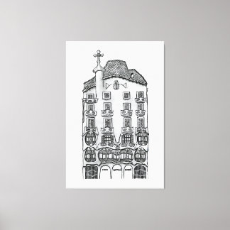 Toile Casa Batllo Gaudi (Barcelona)