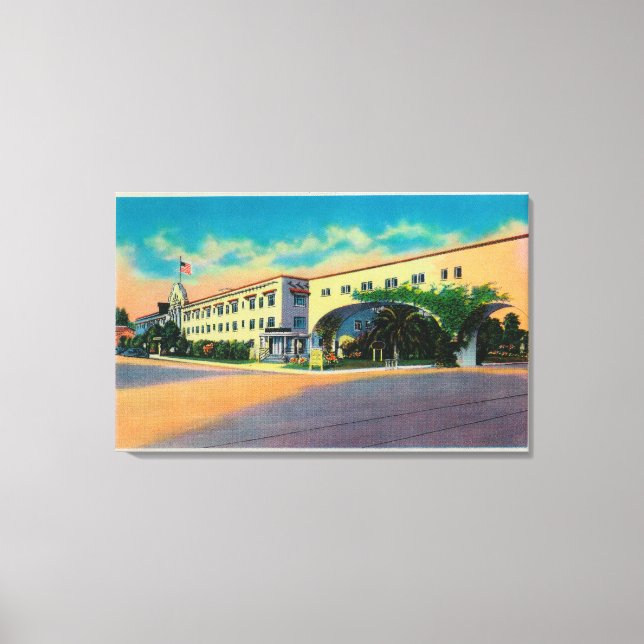 Toile Casa Del Rey Hotel at the Beach, Père Noël Cruz (Recto)