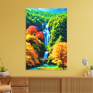 Toile Cascade Chinoise