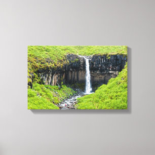 Toile Cascade de Svartifoss à Skaftafell - Islande