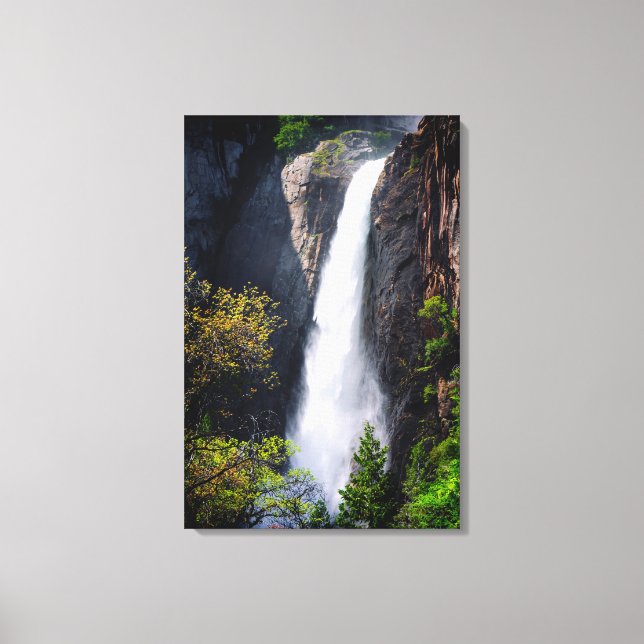 Toile Cascade des chutes du Yosemite inférieur (Recto)