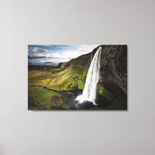 Toile Cascade   Islande de Seljalandsfoss