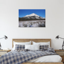 Cascade Mountain Canada Canvas Print