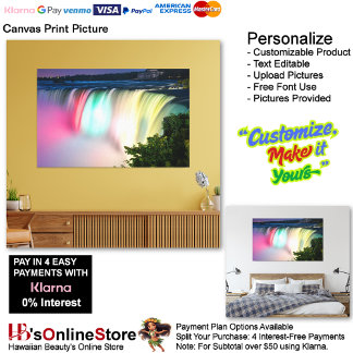 Toile Cascades Nature Relaxez-vous Accueil Bureau Photo 