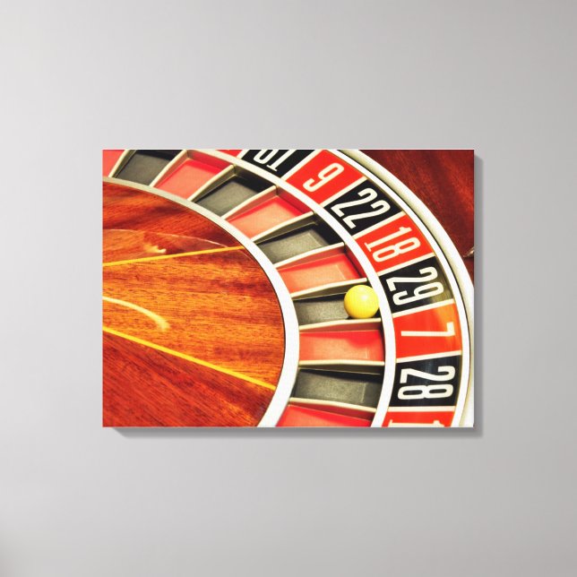 Toile casino roulette ball numéro 29 jeu (Recto)