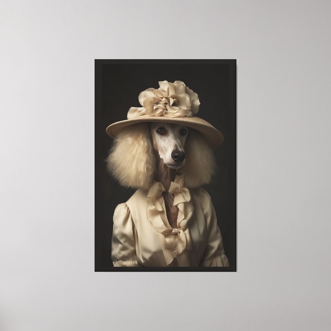 Toile Casquette à fleur de caniche (Recto)