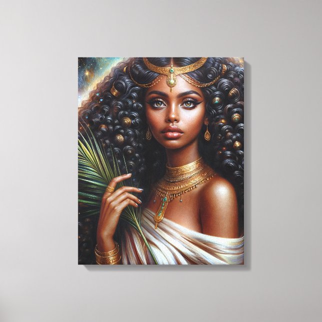 Toile Cassiopée Ethiopie reine Mythologie grecque (Recto)