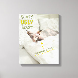 Toile Cat effrayant