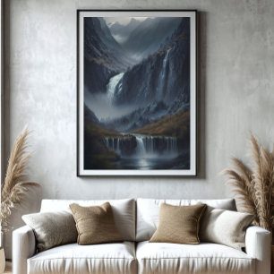 Toile Cataclysme de la montagne