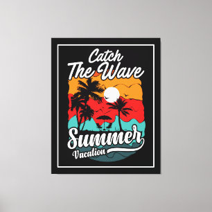 Toile Catch The Wave Summer Vacation-43432