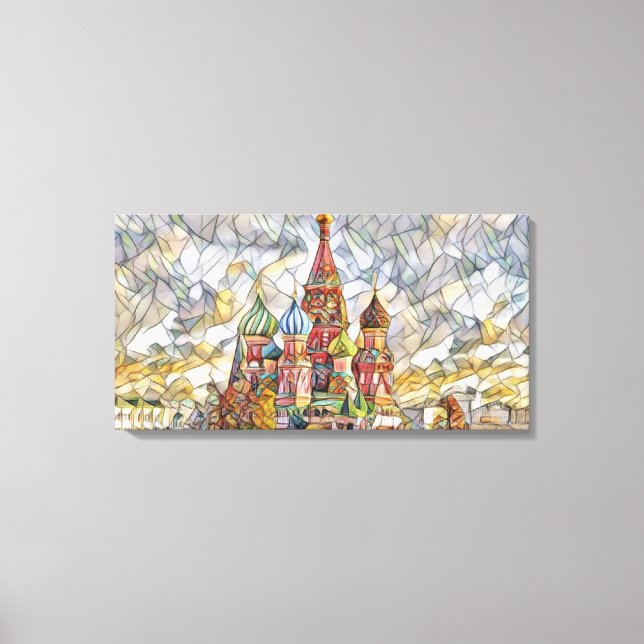 Toile Cathédrale Saint-Basile par Mirsat Karabel (Recto)
