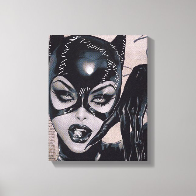 Toile Catwoman #50 Sozomaika Cover Illustration (Recto)