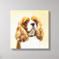 Cavalier King Charles Spaniel Peinture originale