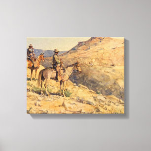 Toile Cavaliers de Flat-Top par Edward Borein
