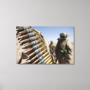 Toile Ceintures des munitions de 50 calibres