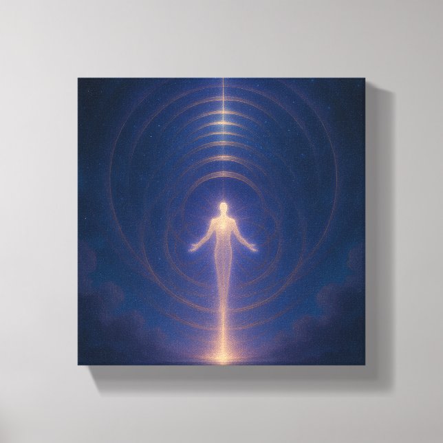 Toile Celestial Light Being Wall Art (Recto)