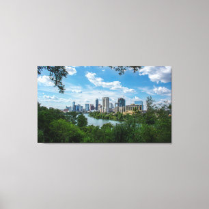Toile Centre-ville d'Austin Skyline depuis Norwood - Aus