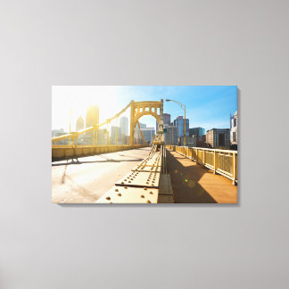 Toile Centre-ville de Pittsburgh Pennsylvanie