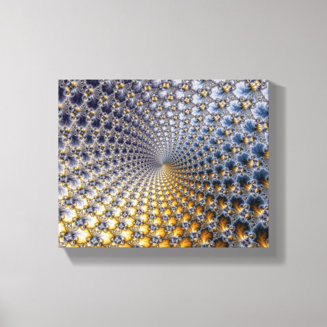 Toile Centrifractalité - Art Fractal (Recto)