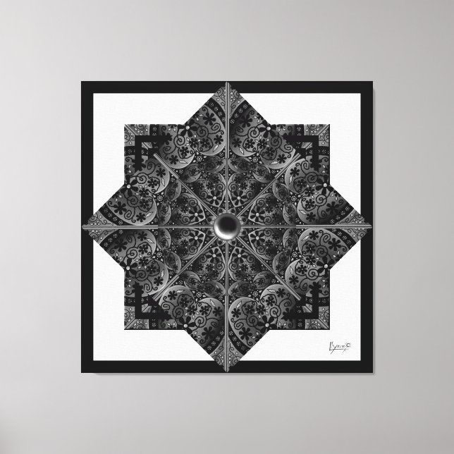 Toile Céramique noir (Recto)