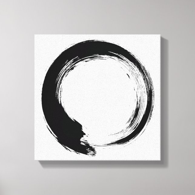 Toile Cercle Zen Enso (Recto)