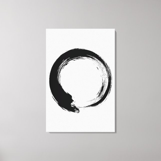 Toile Cercle Zen Enso (Recto)